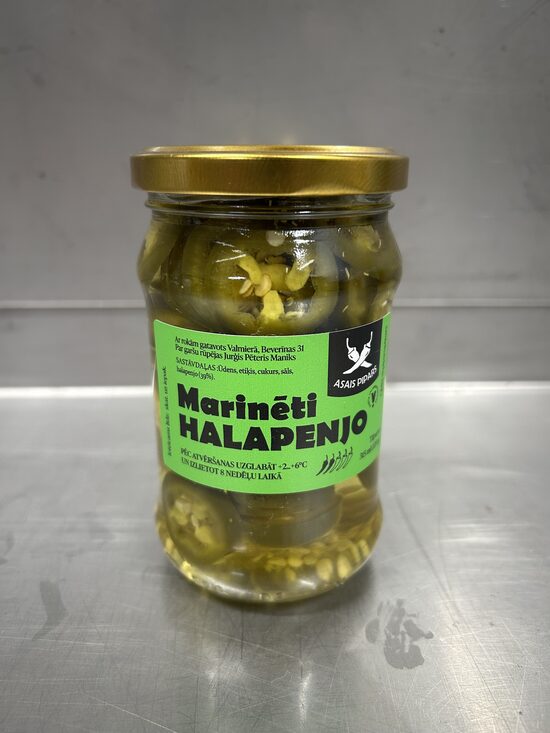 Marinēti Halepenjo pipari 120g/315ml